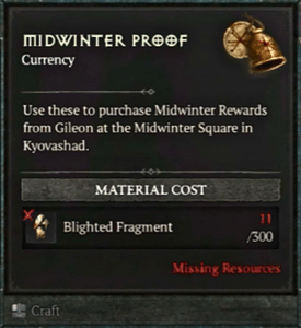 blighted fragment currency midwinter blight seasonal event diablo 4 wiki guide