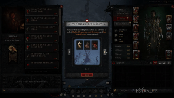 midwinter blight currencies materials midwinter blight seasonal events diablo 4 wiki guide